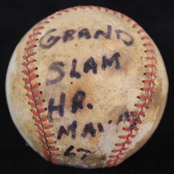 1967 Detroit Tigers Washington Senators OAL Cronin Game Used Baseball (MEARS LOA) Attributed to Jim Northrup Grand Slam