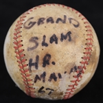 1967 Detroit Tigers Washington Senators OAL Cronin Game Used Baseball (MEARS LOA) Attributed to Jim Northrup Grand Slam