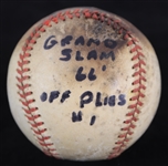 1966 Detroit Tigers Minnesota Twins OAL Cronin Game Used Baseball (MEARS LOA) Attributed To Jim Northrup Grand Slam