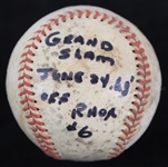 1968 Detroit Tigers Cleveland Indians OAL Cronin Game Used Baseball (MEARS LOA) Attributed to Jim Northrup Grand Slam