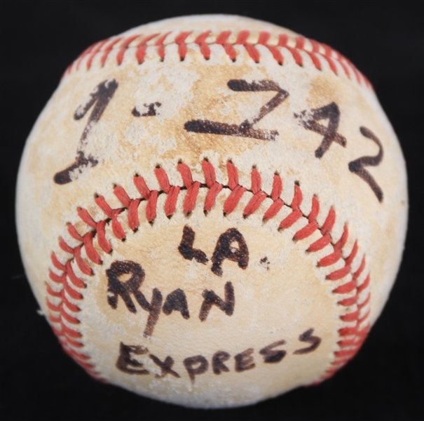 1972 Detroit Tigers California Angels OAL Cronin Game Used Baseball (MEARS LOA) Attributed to Jim Northrup HR Off Of Nolan Ryan 