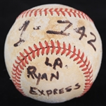 1972 Detroit Tigers California Angels OAL Cronin Game Used Baseball (MEARS LOA) Attributed to Jim Northrup HR Off Of Nolan Ryan 