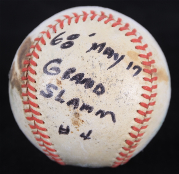 1968 Detroit Tigers Washington Senators OAL Cronin Game Used Baseball (MEARS LOA) Attributed to Jim Northrup Grand Slam