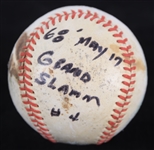 1968 Detroit Tigers Washington Senators OAL Cronin Game Used Baseball (MEARS LOA) Attributed to Jim Northrup Grand Slam