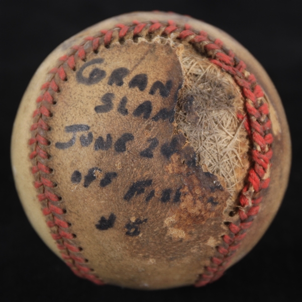 1968 Detroit Tigers Cleveland Indians OAL Cronin Game Used Baseball (MEARS LOA) Attributed to Jim Northrup Grand Slam