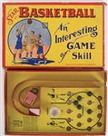 1950s Star Basketball "An Interesting Game of Skill" Board Game by Chicago Paper Box Co.