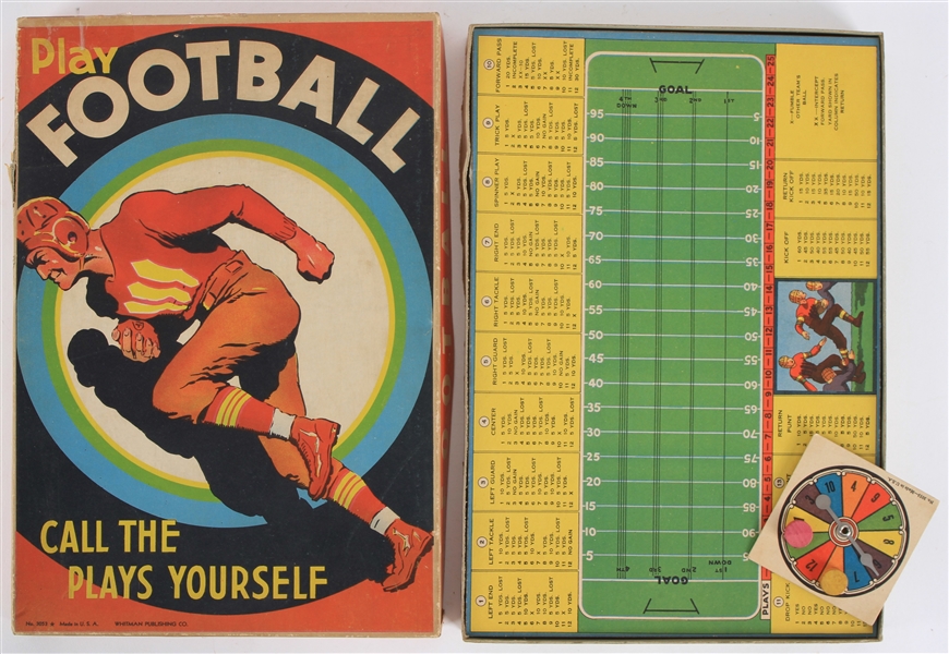 1934 Play Football Board Game by Whitman Publishing