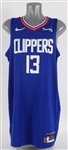 2021 Paul George Los Angeles Clippers Signed Game Worn Icon Jersey (MEARS A5/*JSA*)