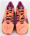 2020 Giannis Antetokounmpo Milwaukee Bucks Signed Nike Zoom Freak 2 Sneakers (*JSA*)