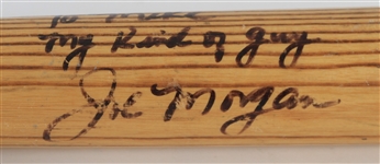1980-83 Joe Morgan Signed Louisville Slugger Professional Model Bat (MEARS LOA/JSA)