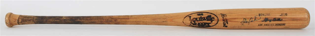 1991 Gary Carter Los Angeles Dodgers Signed Louisville Slugger Professional Model Bat (MEARS LOA/JSA & PSA/DNA)