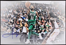 2017-19 Kyrie Irving Boston Celtics Signed 12" x 18" Photo (*JSA*)
