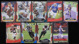 2021 Ed Oliver Buffalo Bills, Adam Thielen Minnesota Vikings, Alvin Kamara New Orleans Saints, Justin Jefferson Minnesota Vikings, and more Score Numbered Insert Trading Cards (Lot of 9)