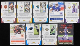 2021 Ed Oliver Buffalo Bills, Adam Thielen Minnesota Vikings, Alvin Kamara New Orleans Saints, Justin Jefferson Minnesota Vikings, and more Score Numbered Insert Trading Cards (Lot of 9)
