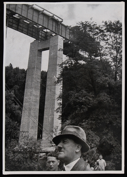 1935 Adolf Hitler 5x7 Black and White Photo