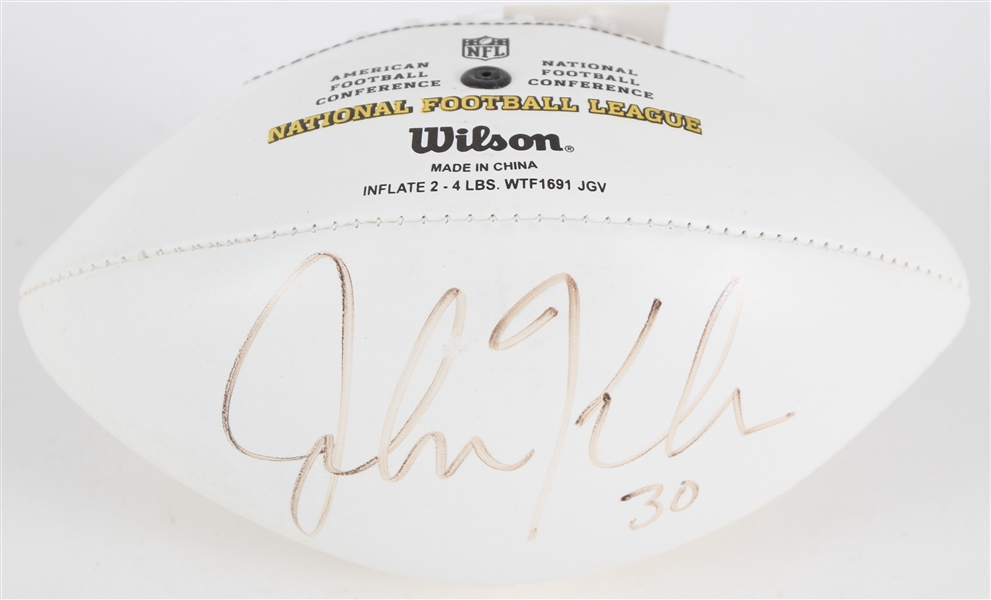 2008-15 John Kuhn Green Bay Packers Signed Mini Football (JSA)