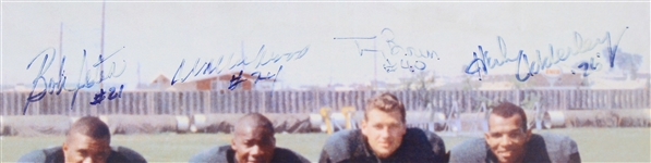 1960's-90's Green Bay Packers Photos - Lot of 2 w/ 1999 Team Photo & Jeter Wood Brown Adderley Signed 11 x 14 (JSA)