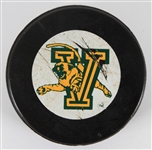 1990s Vermont Catamounts Official ECAC Hockey Puck 