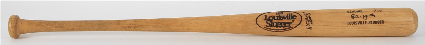 1983-85 Robin Yount Milwaukee Brewers Louisville Slugger Professional Model Game Used CORKED Bat (MEARS A9)