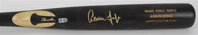 2019 Aaron Judge New York Yankees Signed Chandler Professional Model Bat (MEARS LOA/MLB Hologram/Fanatics/JSA)
