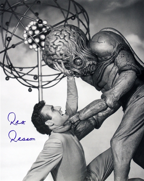 1955 Rex Reason This Island Earth Signed LE 16x20 B&W Photo (JSA)