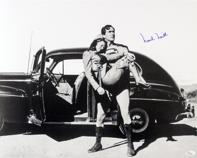 1948-1949, 1953-1957 Noel Neill Superman Signed LE 16x20 B&W Photo (JSA)