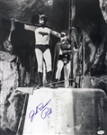 1949 Johnny Duncan Batman & Robin Serial Signed LE 16x20 B&W Photo (JSA)