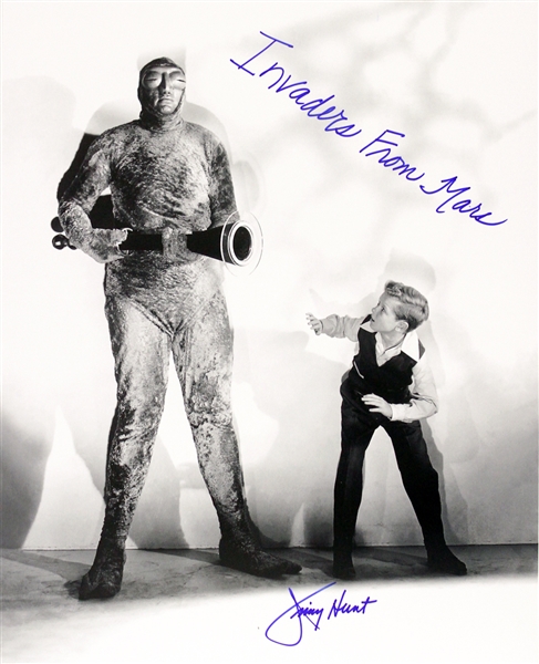1953 Jimmy Hunt Invaders from Mars Signed LE 16x20 B&W Photo (JSA)