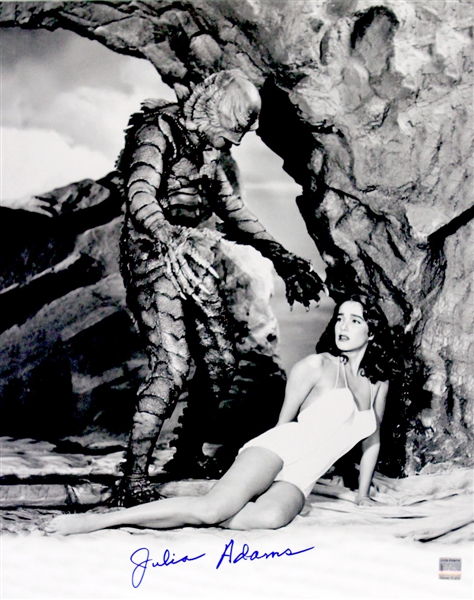 1954 Julia Adams Creature from the Black Lagoon Signed LE 16x20 B&W Photo (JSA)