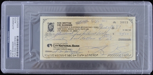 1987 Kim Basinger Signed Check (PSA/DNA Slabbed)