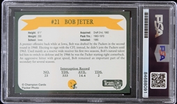 1990s Bob Jeter Green Bay Packers Signed Trading Card (PSA/DNA Slabbed)