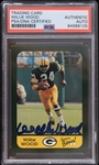 1990s Willie Wood Green Bay Packers Signed Super Bowl II Trading Card (PSA/DNA Slabbed)