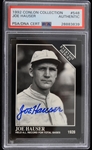 1992 Joe Hauser Philadelphia Athletics Signed Conlon Collection #548 Trading Card (PSA/DNA Slabbed)