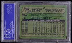 1982 George Brett Kansas City Royals #200 Trading Card (PSA EX-MT 6)