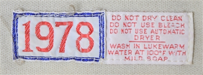 1978 Bill Campbell Boston Red Sox Game Worn Home Jersey (MEARS  A8)