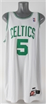 1998-99 Ron Mercer Boston Celtics Game Worn Home Jersey (MEARS LOA)