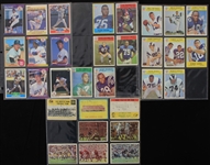 1960's-90's Baseball & Football Trading Cards - Lot of 58 w/ Nolan Ryan, Carl Yastrzemski, Merlin Olsen, Roman Gabirel & More