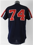 1984-90 California Angels #74 Batting Practice Jersey (MEARS LOA)