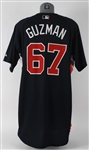 2007-10 Atlanta Braves #67 Guzman Spring Training Jersey (MEARS LOA)