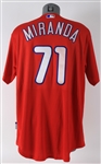 2018-19 Juan Miranda Philadelphia Phillies Minor League Jersey (MEARS LOA)