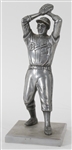 1959-1962 circa Warren Spahn Mlwaukee Braves Metal Un-Released Prototype “Made From Original Frank Fulop Molds”