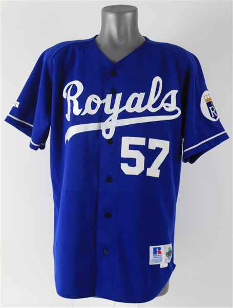 2000-01 Scott Mullen Kansas City Royals Signed Alternate Jersey (MEARS LOA/JSA)