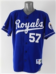 2000-01 Scott Mullen Kansas City Royals Signed Alternate Jersey (MEARS LOA/JSA)