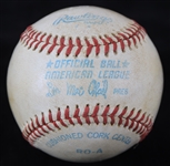 1977 Milwaukee Brewers OAL MacPhail County Stadium Game Used Baseball (MEARS LOA)