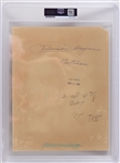 1966 Danny Delvin Wearing a Batman Costume Wire Photo Type III (PSA Slabbed)