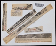 1980's Reggie Jackson California Angels 8x10 Photo with Chicago Tribune COA (Lot of 2)