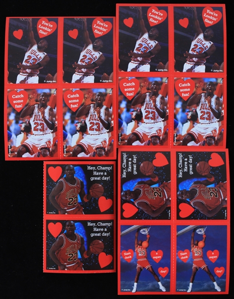 1990s Micheal Jordan Valentines Day Cards (Lot of 14)