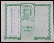 1912 Puritan Mining Company, LTD Stock Certificate