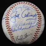 1957 Milwaukee Braves World Series Champions Team Signed ONL Giles Baseball w/ 19 Signatures Including Hank Aaron, Eddie Mathews, Warren Spahn & More (*Full JSA Letter*)