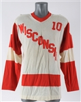 1970s Wisconsin Badgers #10 Hockey Jersey (MEARS LOA)